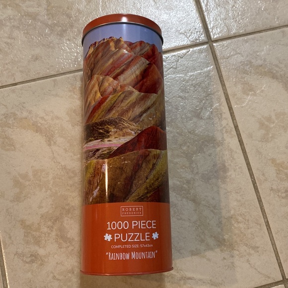 1000 piece puzzle “Rainbow mountain”. Size - 57x43cm. BRAND NEW, NEVER OPENED! - Picture 3 of 3